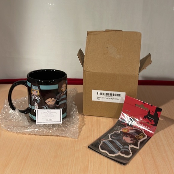 Fire Force Ceramic Coffee Mug/ Vanilla Air Fresher. - Picture 3 of 8